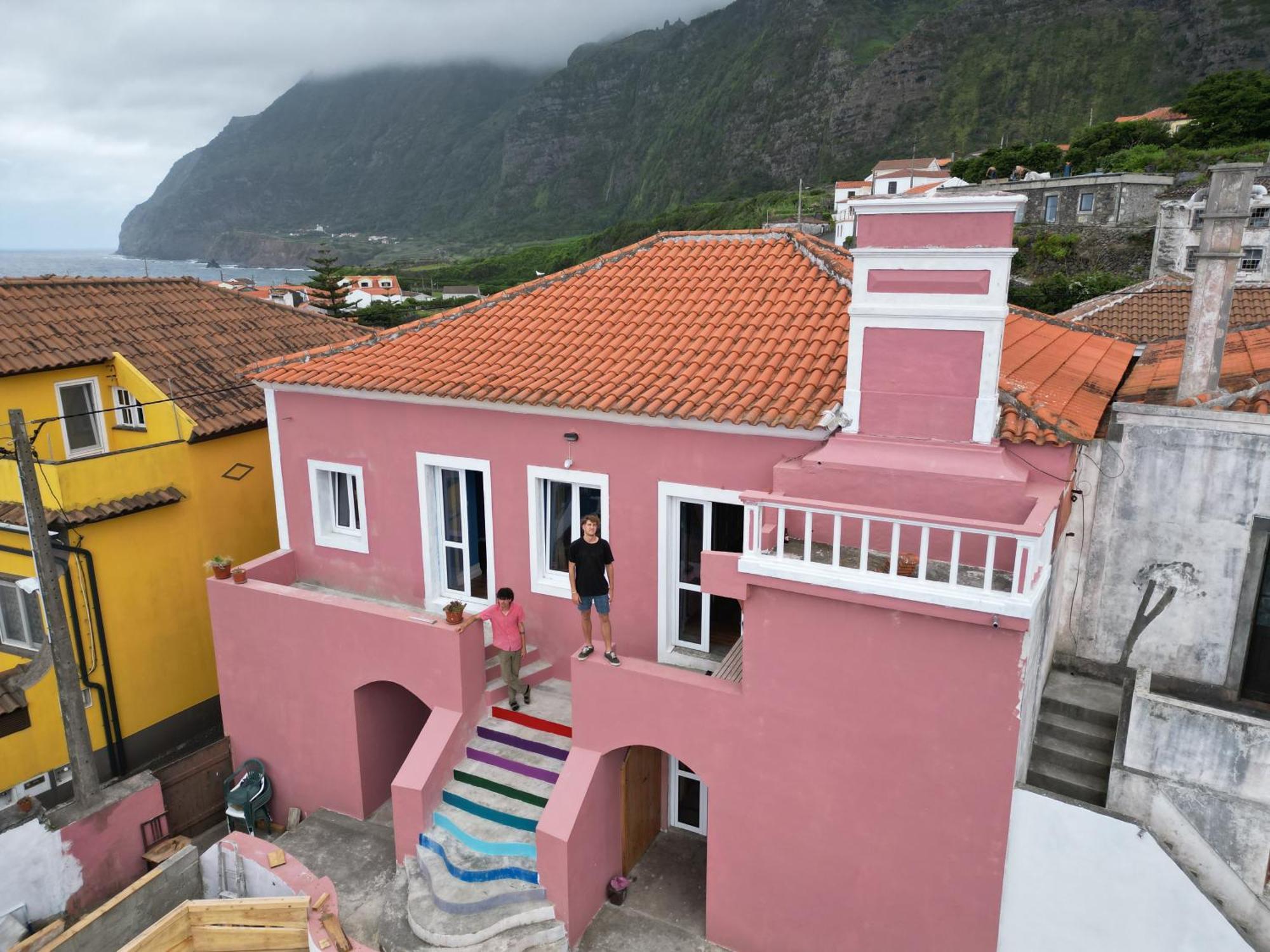 Хостел The Pink House Faja Grande Экстерьер фото